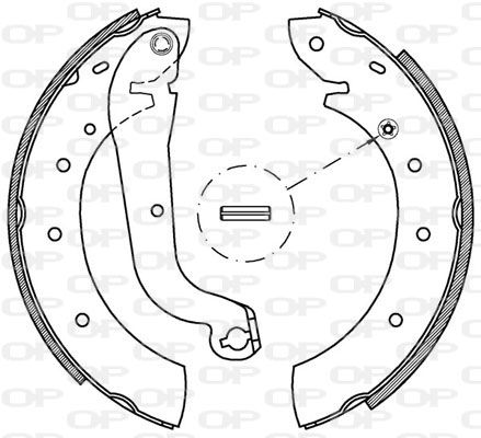 OPEN PARTS Jarrukenkäsarja BSA2172.00